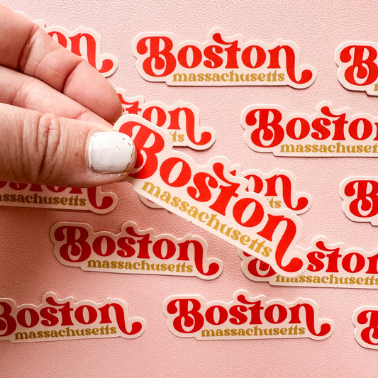 Boston Vinyl Sticker