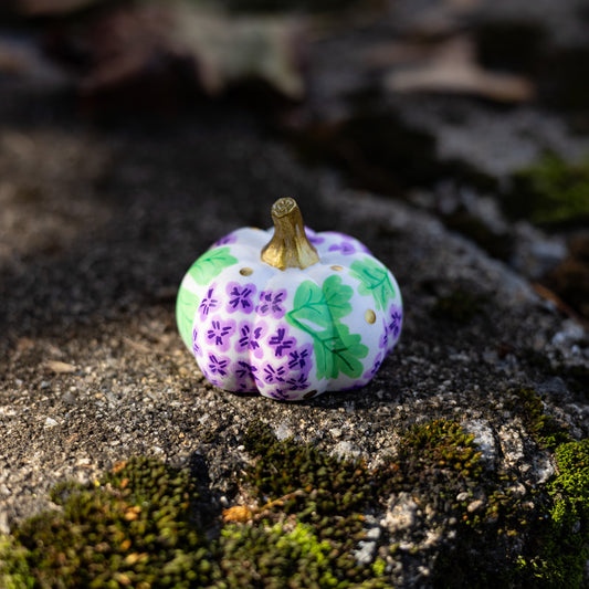 Purple Hydrangea Mini Pumpkin