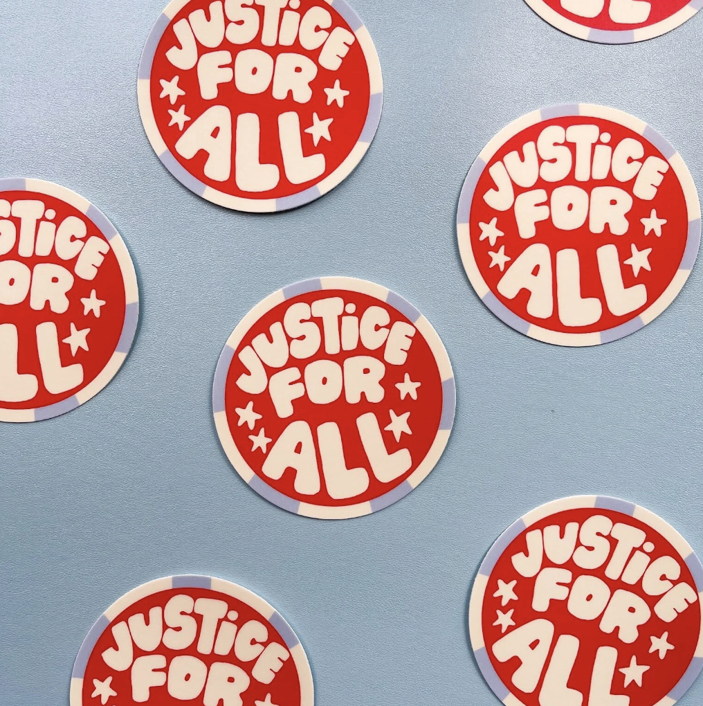Justice for All Vinyl Sticker