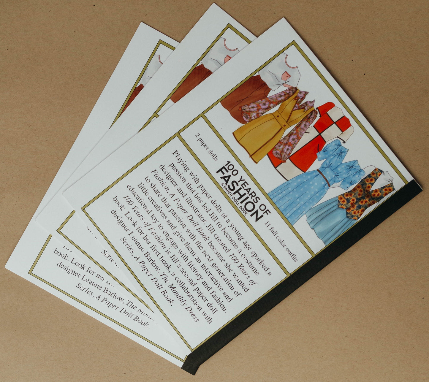 100 Years of Fashion Paper Doll Book - Fashion History - Paperdolls - Fashion Doll -