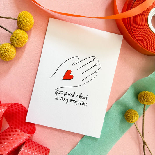 Lend a Hand Greeting Card