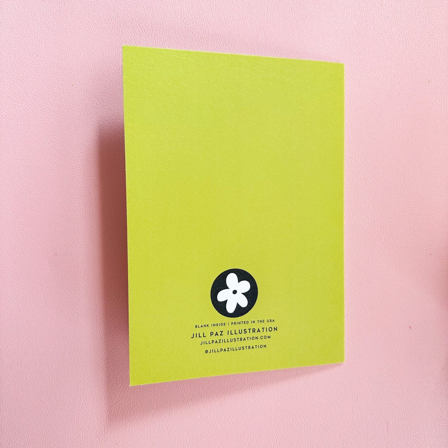 Green Thank You Greeting Card