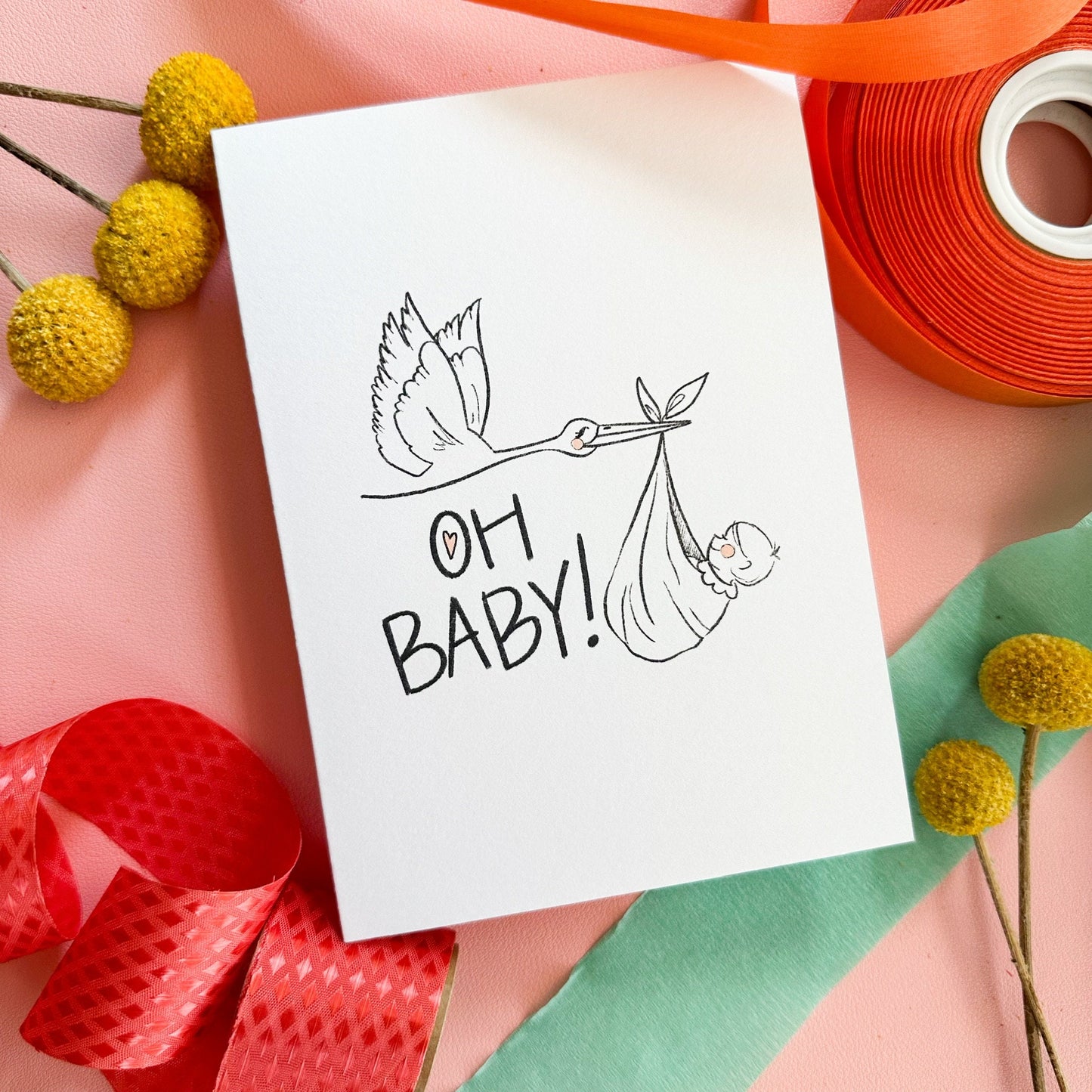 Oh Baby Greeting Card
