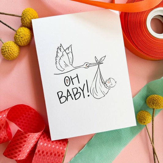 Oh Baby Greeting Card