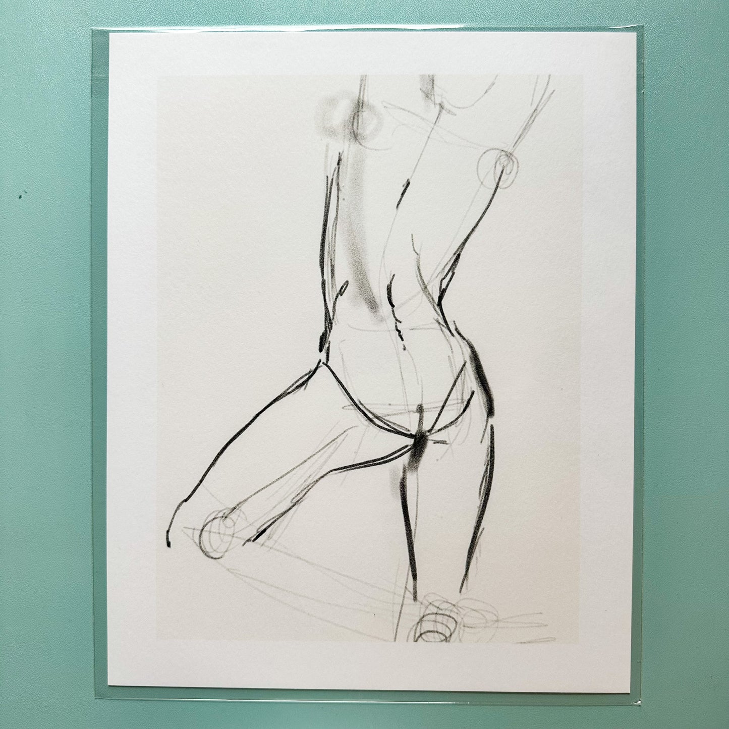 Or Are We Dancer? Figure Drawing Art Print