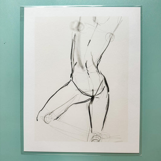 Or Are We Dancer? Figure Drawing Art Print