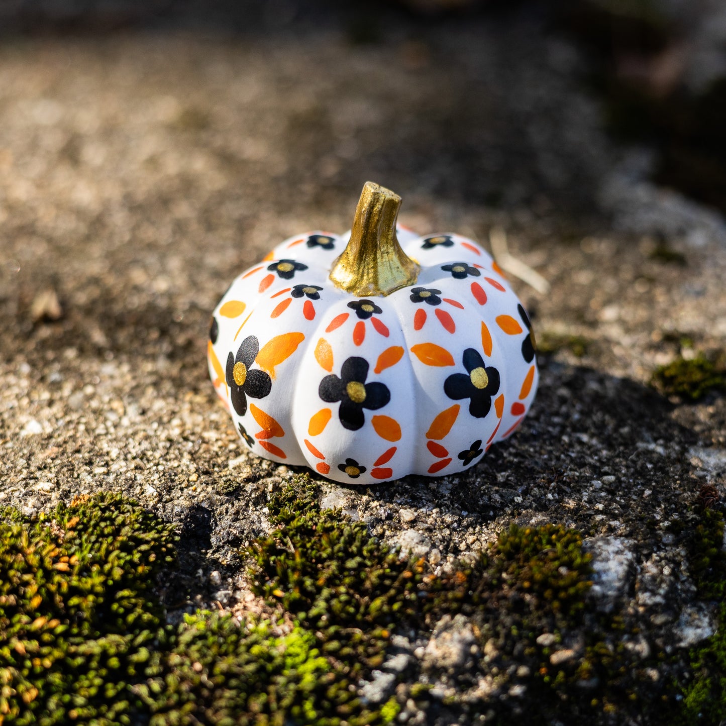 Floral Mini Pumpkin