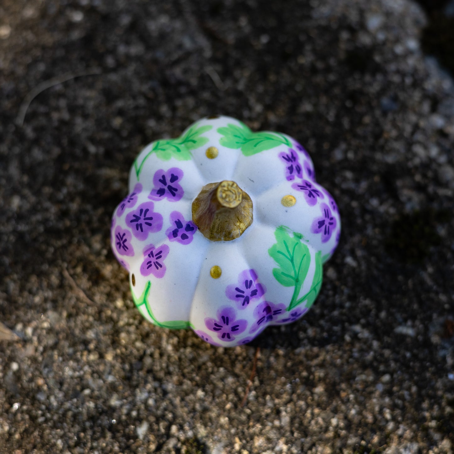 Purple Hydrangea Mini Pumpkin