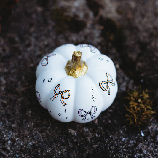 Boo Bow Medium Pumpkin