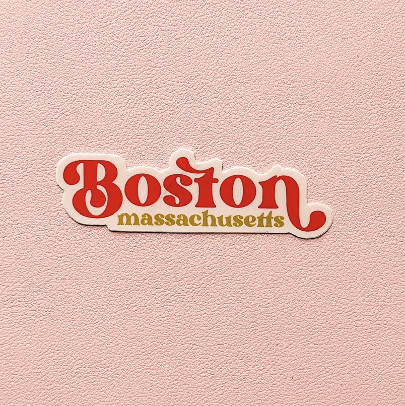 Boston Vinyl Sticker