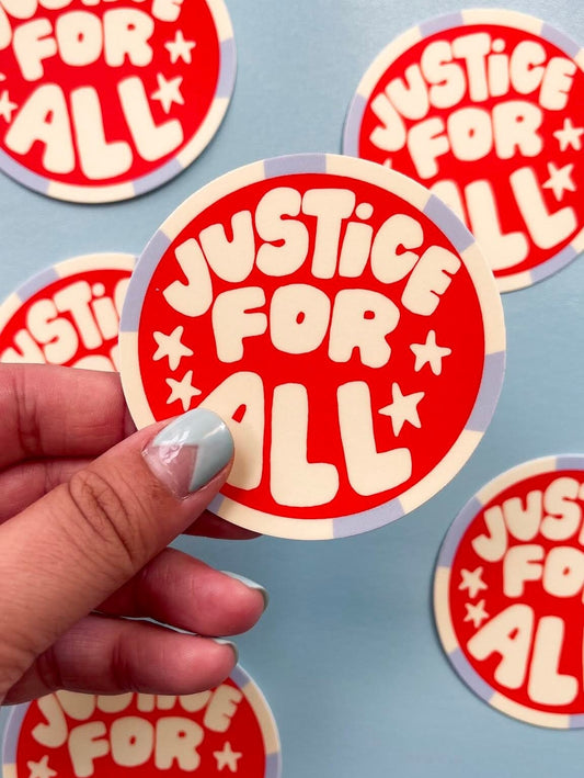 Justice for All Vinyl Sticker