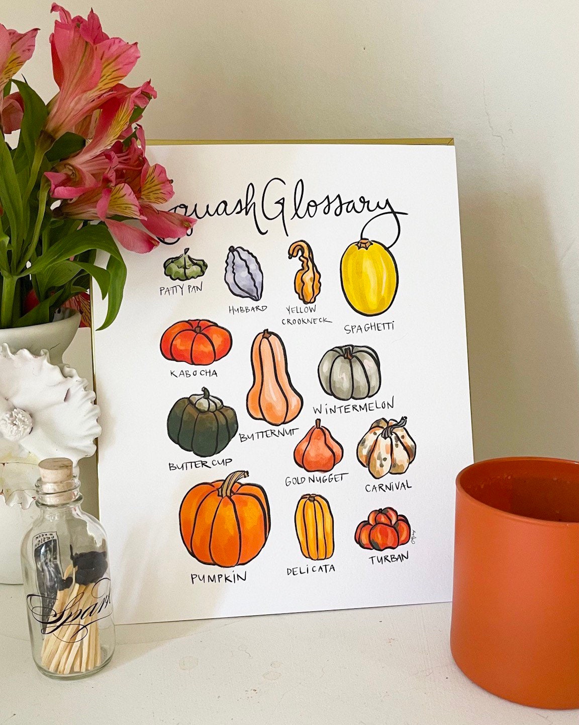 Squash Glossary Print