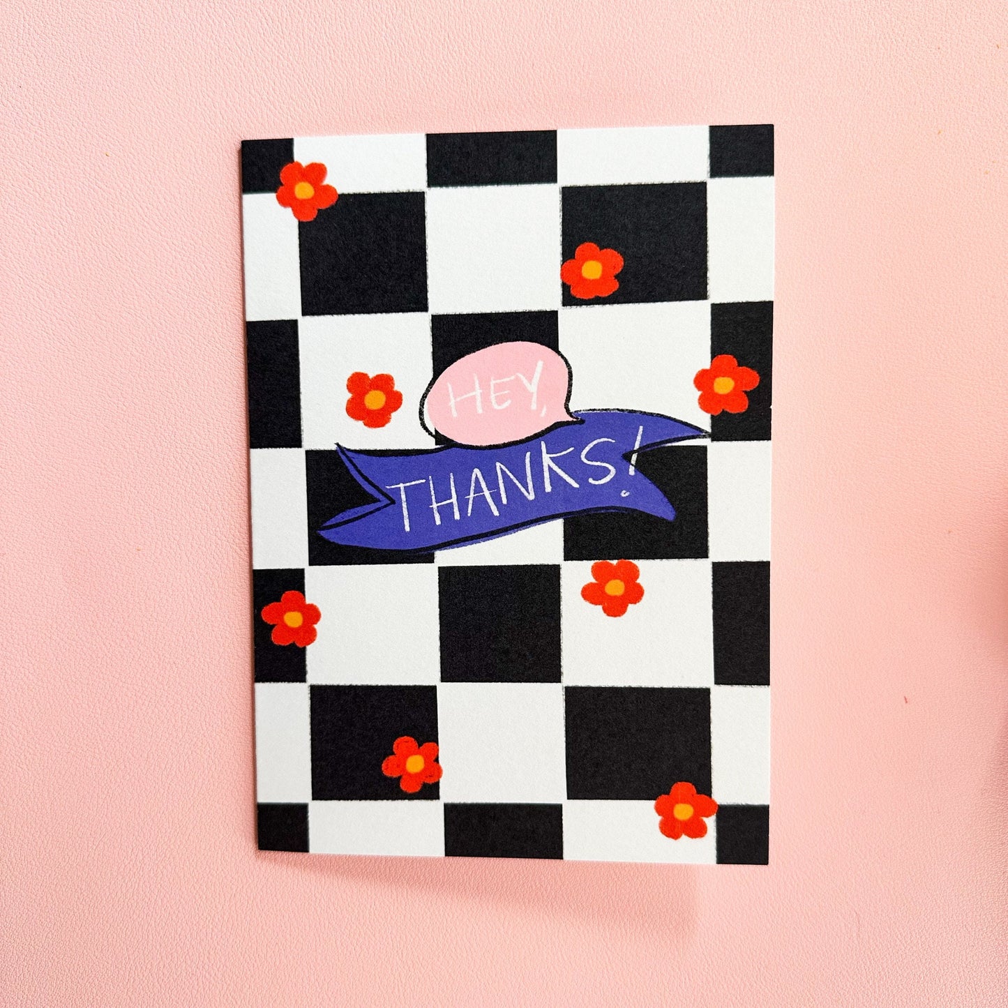 Hey, Thanks greeting Card