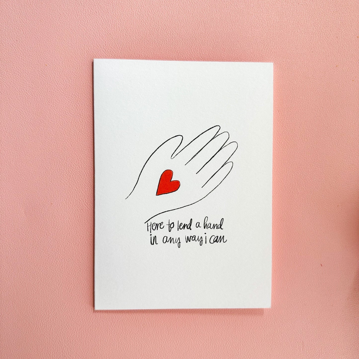 Lend a Hand Greeting Card